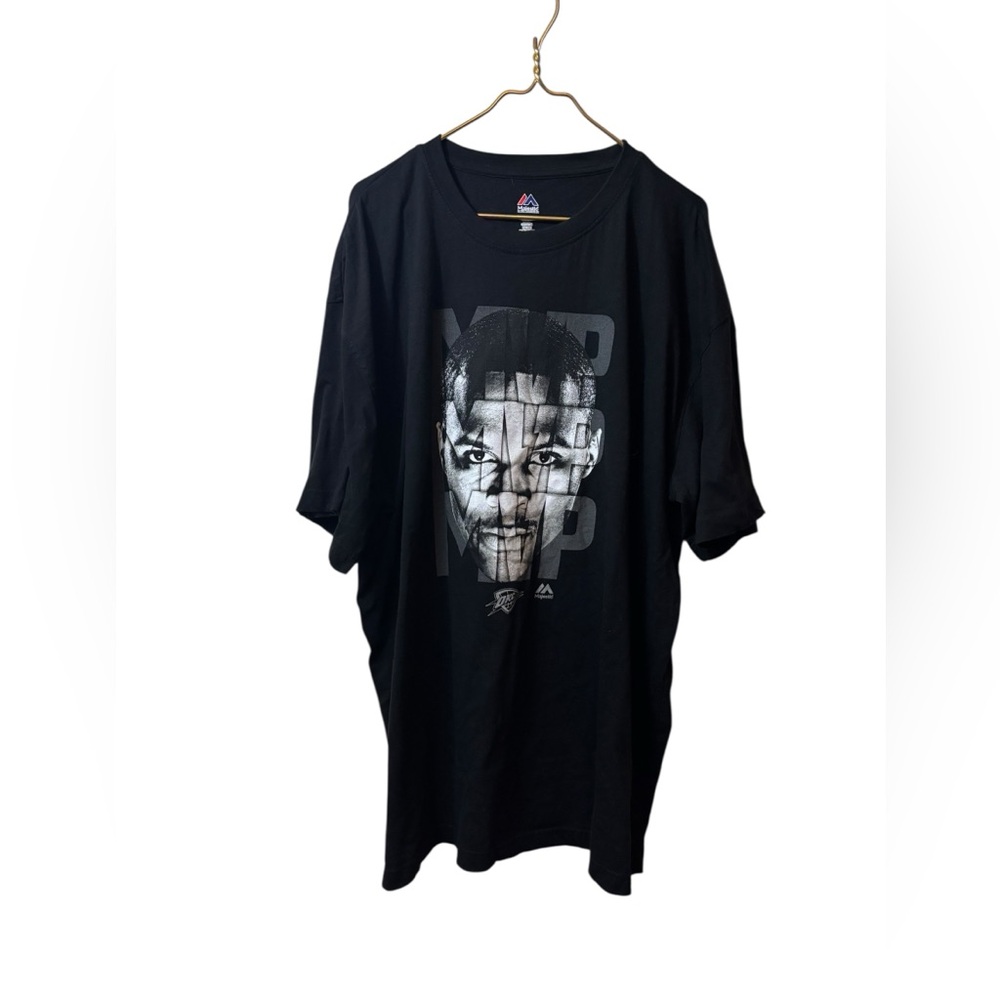 MAJESTIC | black tshirt tee shirt 3XL okc thunder mvp Russell Westbrook
